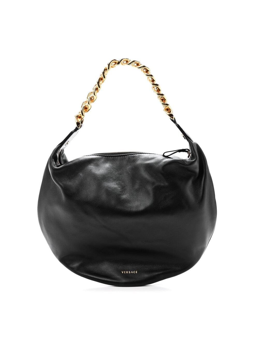 Versace Calfskin La Medusa Chain Hobo #344882V82B